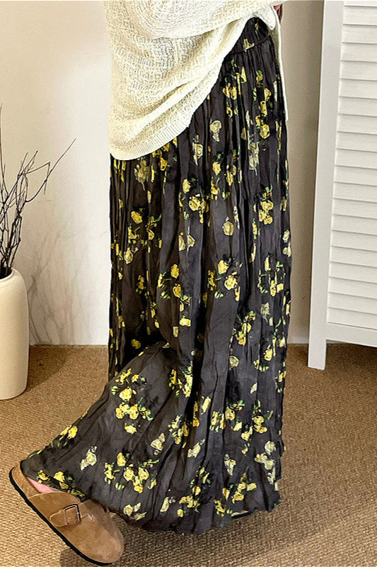 High Waist a Line Skirt
