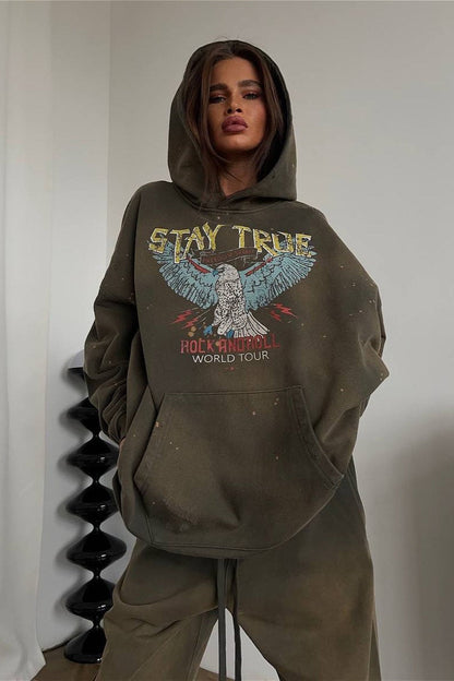 Hoodie Two Piece Pants Set