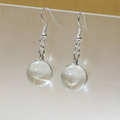 Rounded Dandelion Wish Earrings