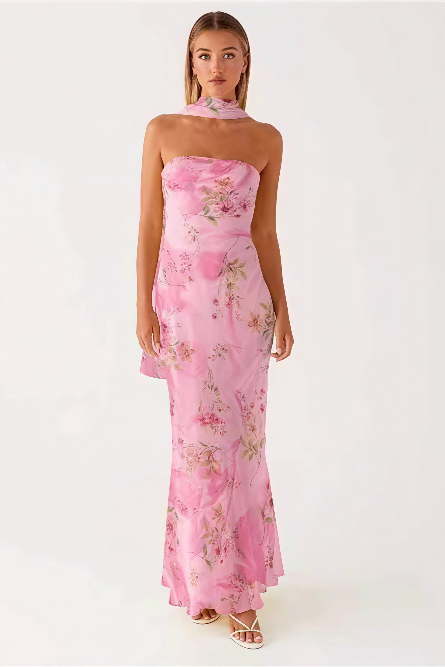 Tie Fishtail Vacation Maxi Dress