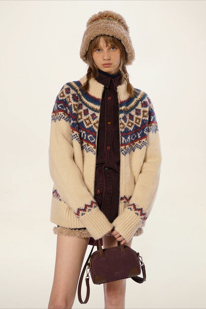 Fair Isle Knit Sweater