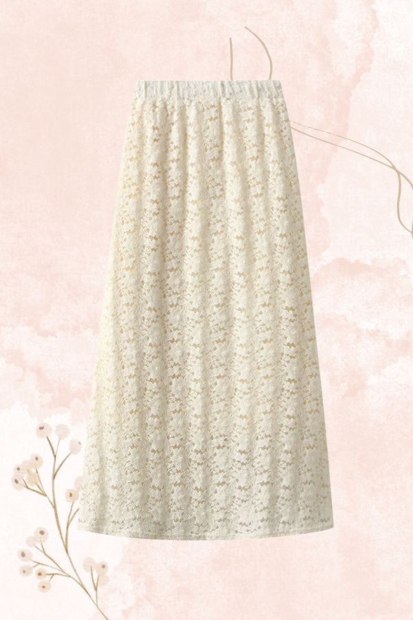 Lace Skirt (thick Velvet Lining)