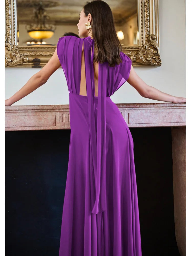 Sleeveless Bodycon Slit Party Evening Dress Deep V Backless Long Dress Autumn Winter Vestido