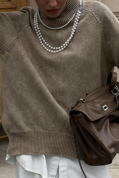 Thin Distressed High-end Knit Sweater