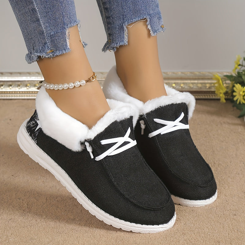 Plush Lined Canvas Shoes Gr7841