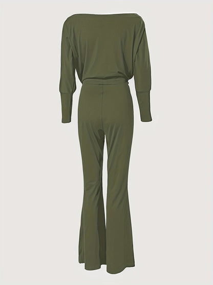 Queen Print Off Shoulder Jumpsuit Re7125