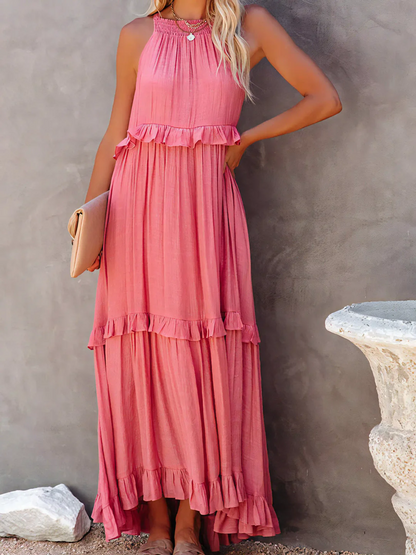 Megan | Ruffle Maxi Dress