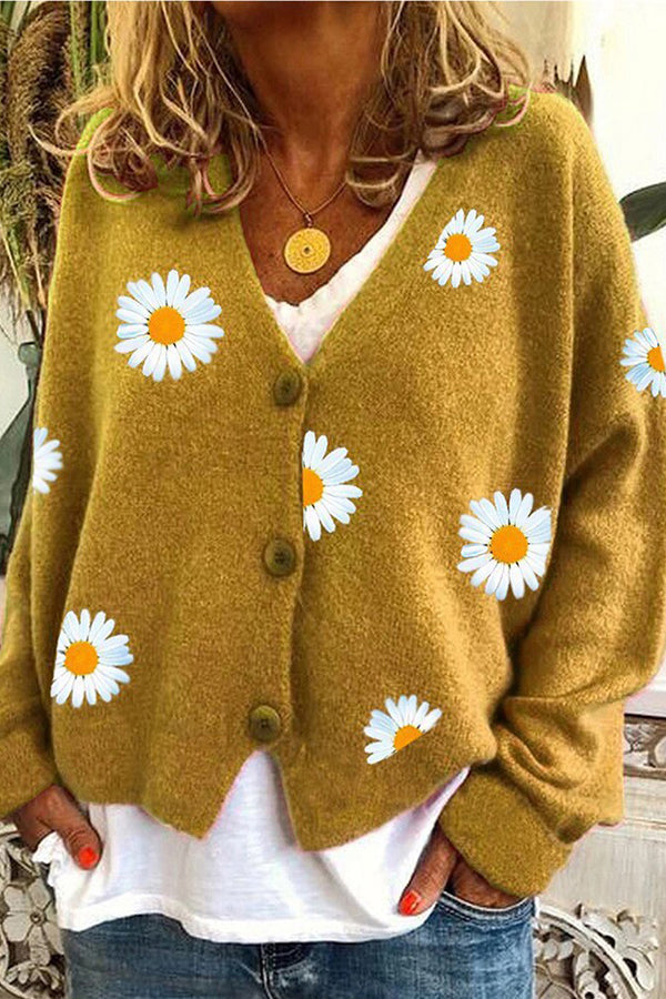 Chrysanthemum Sweater Cardigan