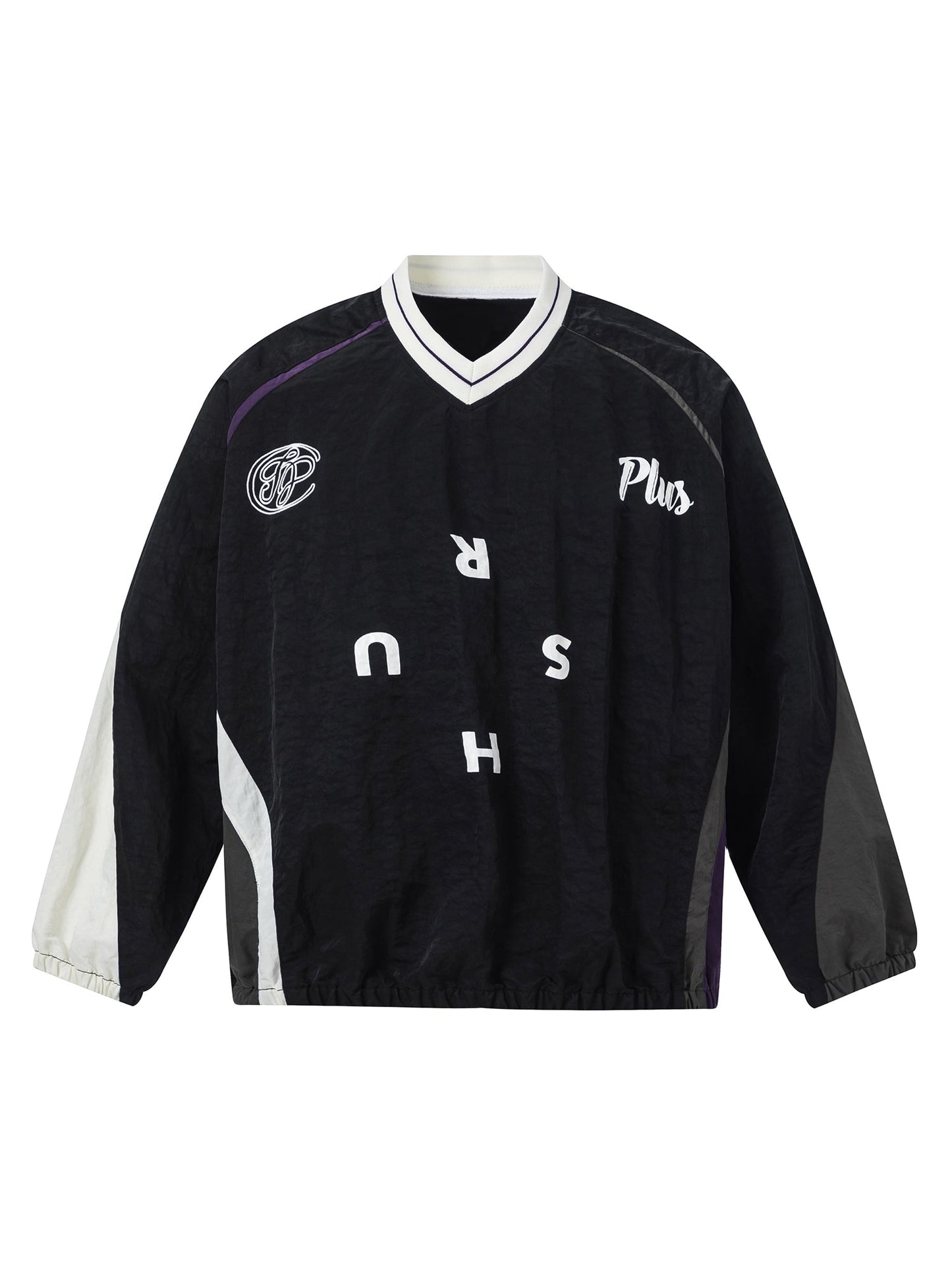 Two-tone Pieced Sweatshirt