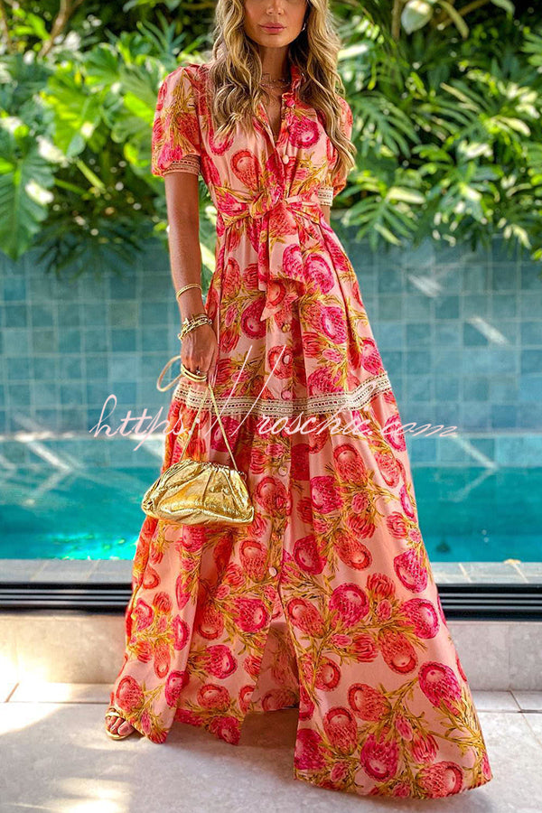 Driving Down Sunset Maxi Dress