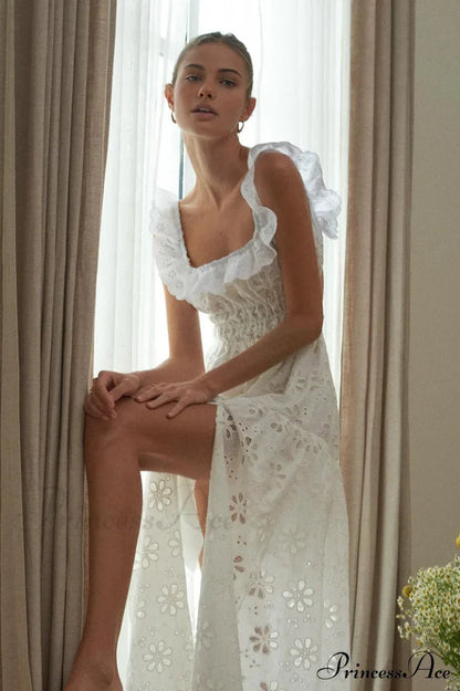 Danielle Eyelet Stylish Maxi Dress