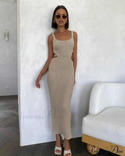 Knitted Stylish Midi Dress