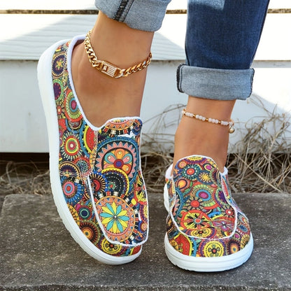 Print Canvas Shoes At9852
