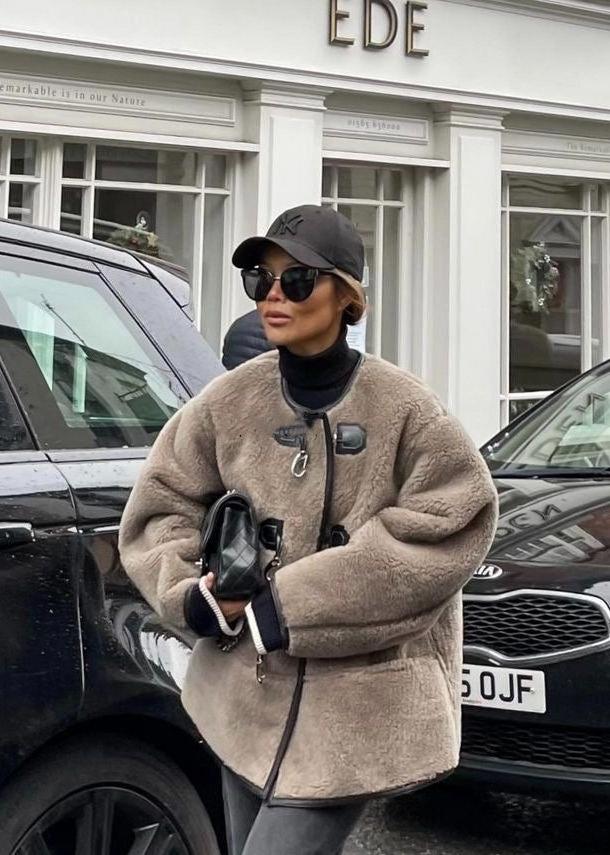 Chenille Toggle Wool Coat