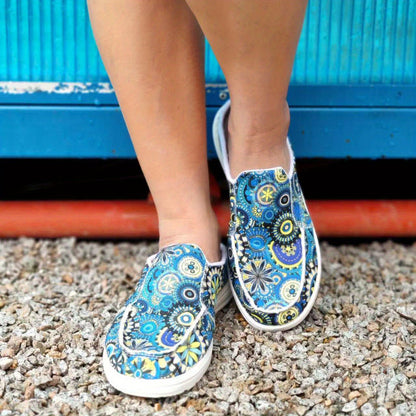 Print Canvas Shoes At9852