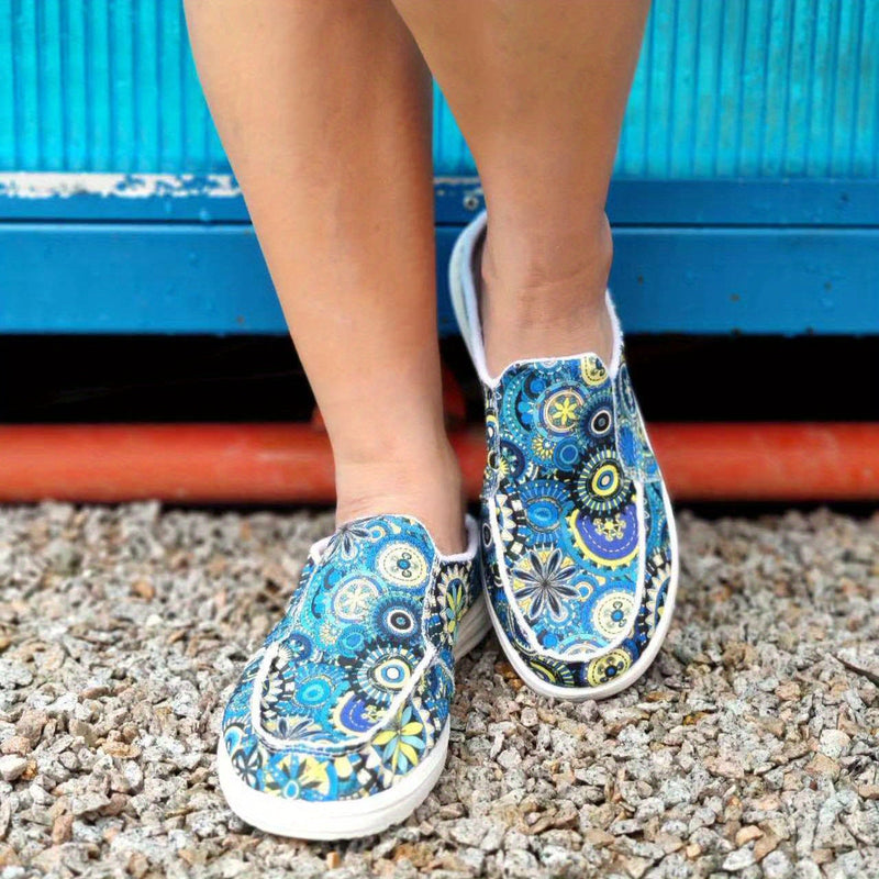Print Canvas Shoes At9852