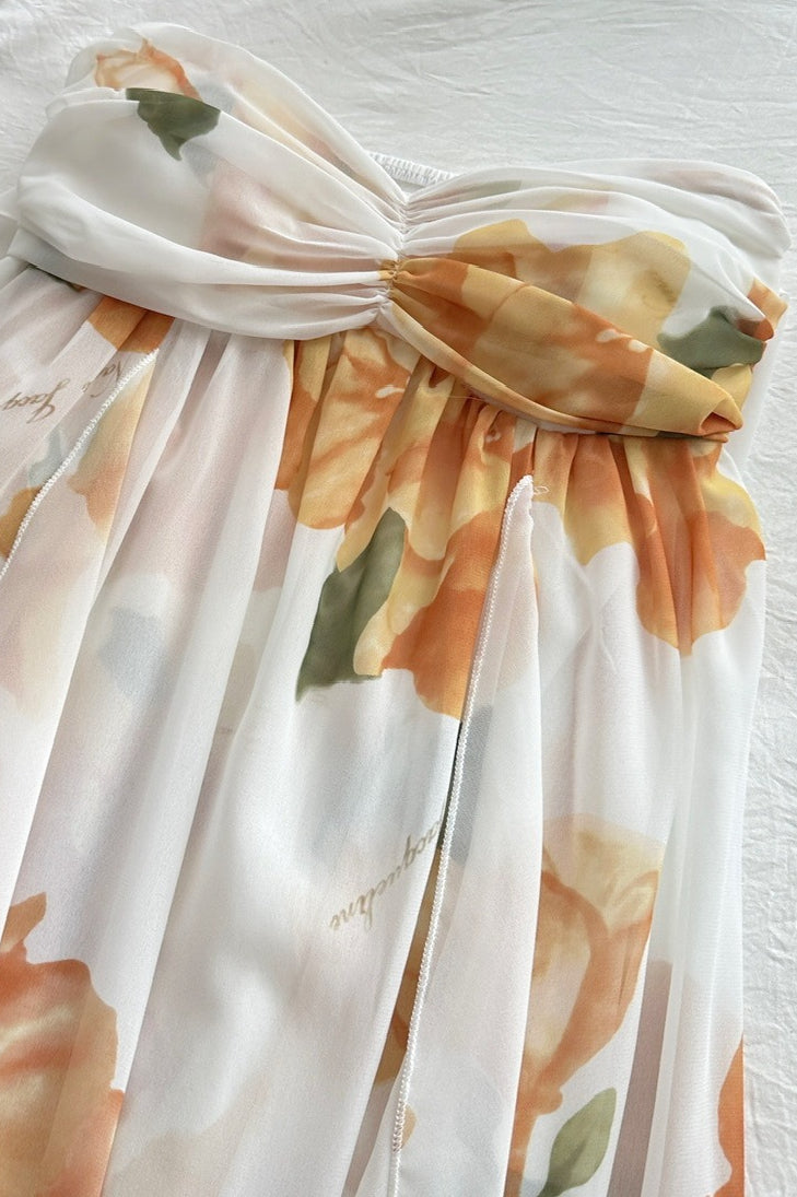 Backless Halter Maxi Dress