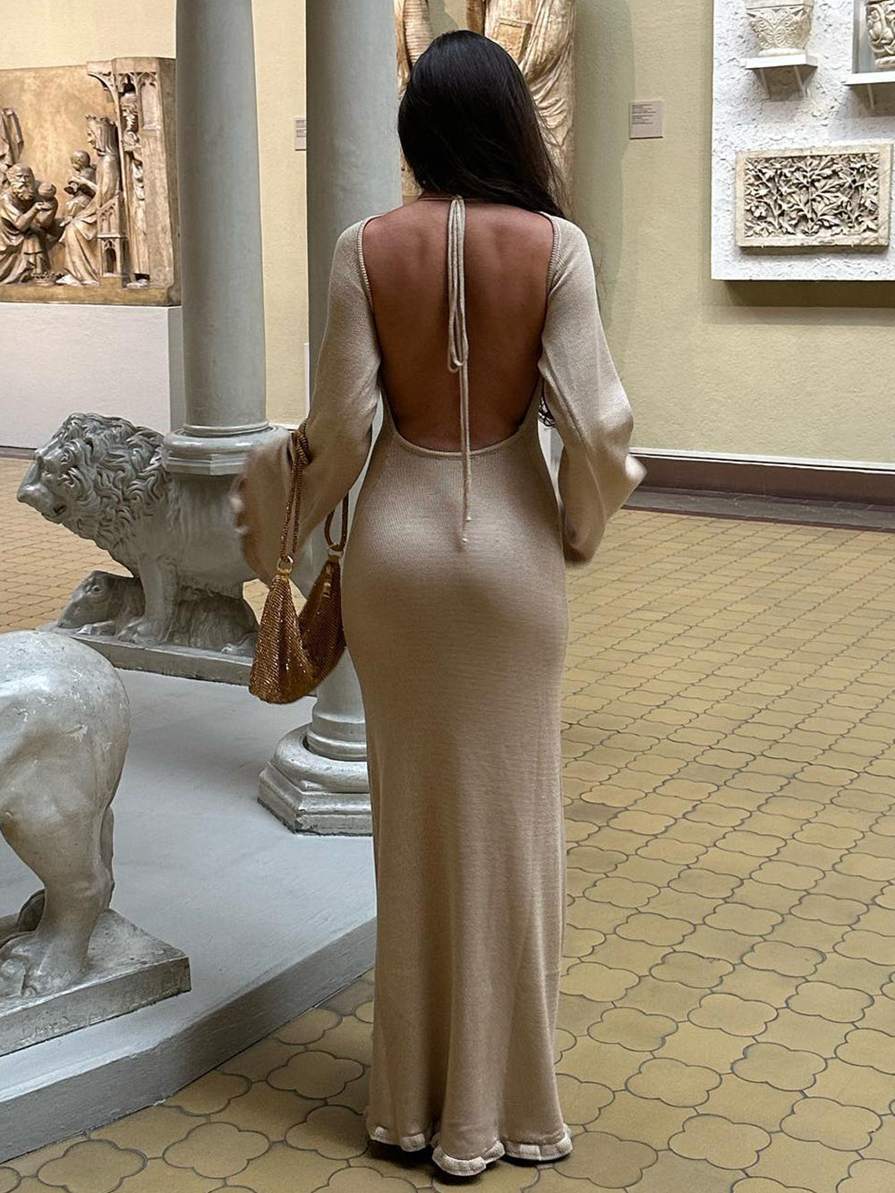 Backless Maxi Dress
