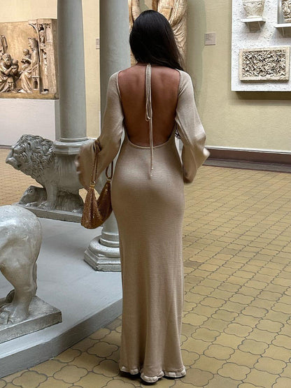 Backless Maxi Dress