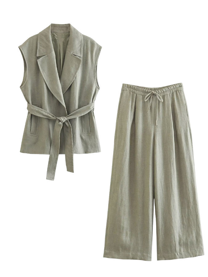 Vest and Pants Two Pieces Sets