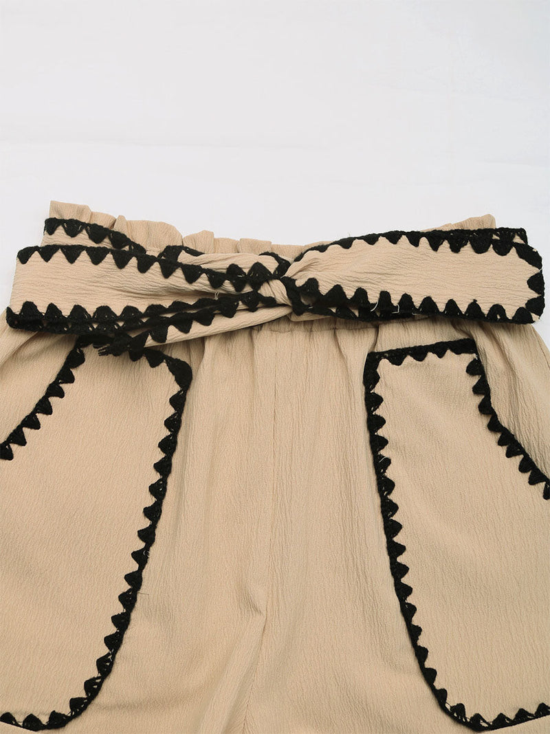 Chictie Contrast Shorts
