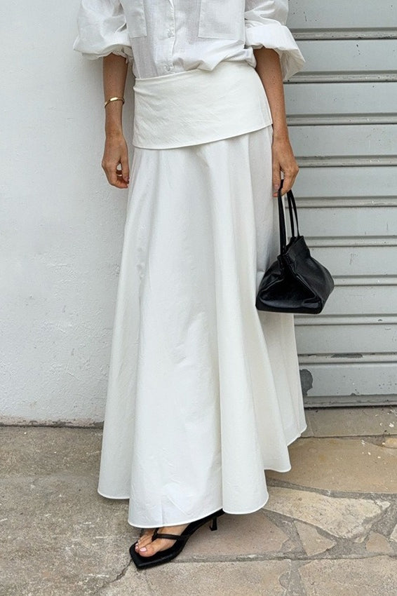 A-line Midi Skirt