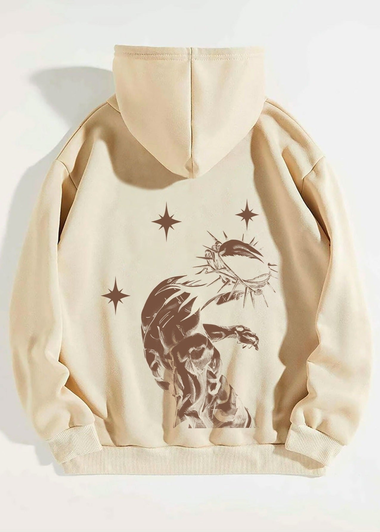 Faith-inspired Hooded Sweatshirt - "the Beginning and the End"