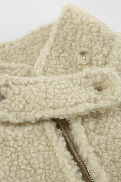 Sherpa Stand Collar Coat