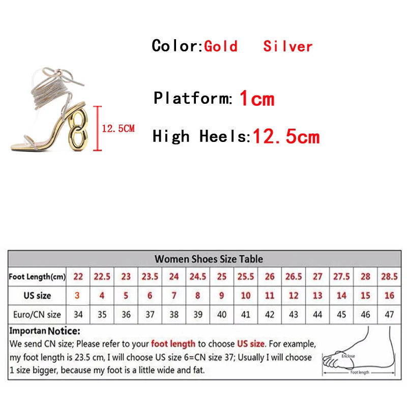 Liyke Silver Crystal Ankle Cross Strap Sandals – Wedding Banquet Shoes