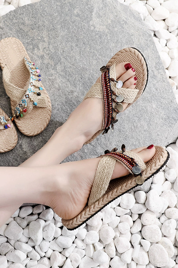 Style Tassel Beach Shoes