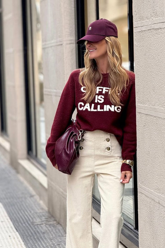 Coffee Is Calling Sweater