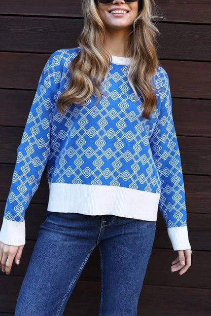 On-trend Jacquard Sweater