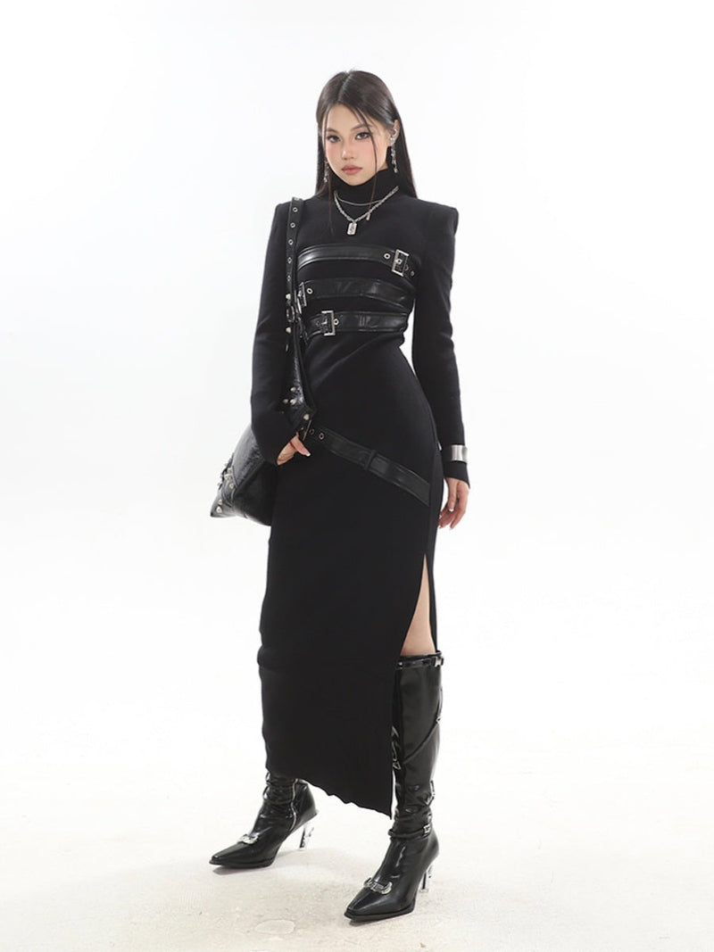 Strapped Warrior Maxi Dress