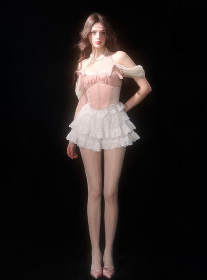 White Lace Ballet-inspired Cake Skirt