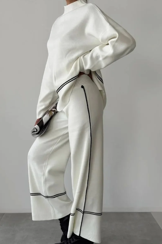 Patchwork Two-piece Set