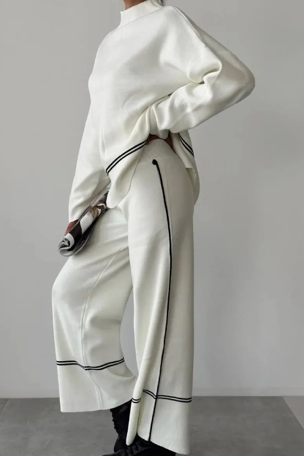 Patchwork Two-piece Set