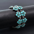 Turquoise Flower Bracelet