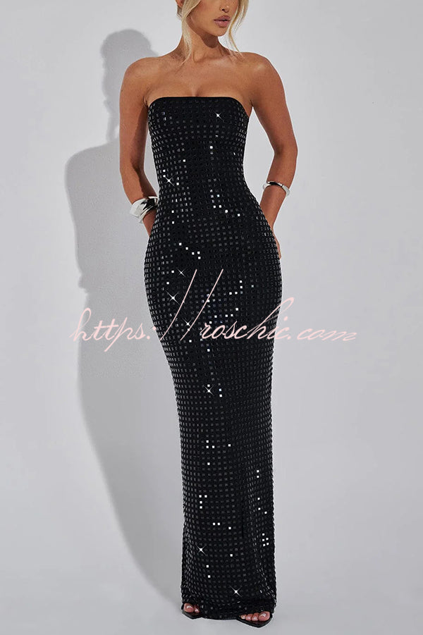 Sleeveless Backless Slim Fit Slit Maxi Dress