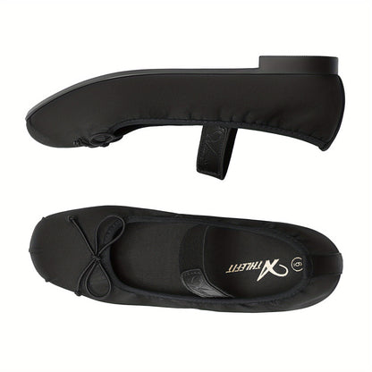 Flats, Foldable Ballet Flats for , Bowknot Round Toe Comfort Light Weight Slipon Dress Shoes