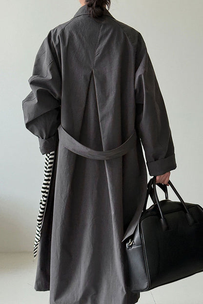 Luxi Loose Large-pocket Unique Overcoat