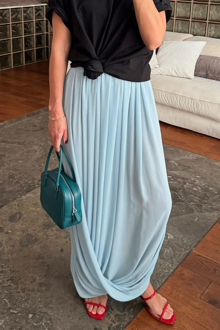 Chiffon Flowing Maxi Skirt
