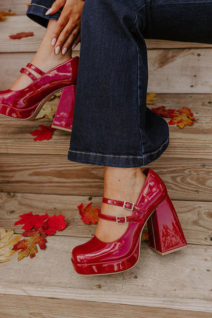 Mary Jane French High-heeled Shoes
