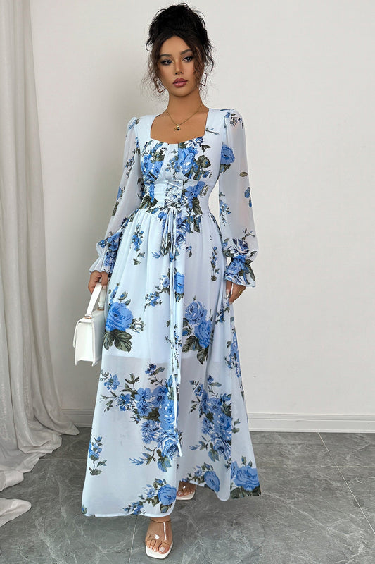 Simple Long Sleeve Maxi Dress