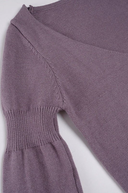 V Neck Jacquard Sweater
