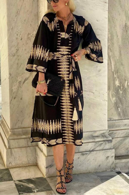 Midnight Bliss Dream Midi Dress