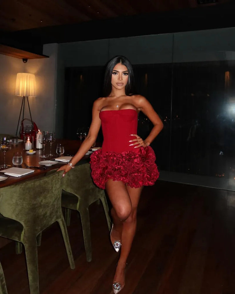 Jayla | Strapless Corset Mini Dress