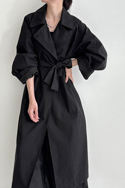 Luxi Loose Large-pocket Unique Overcoat