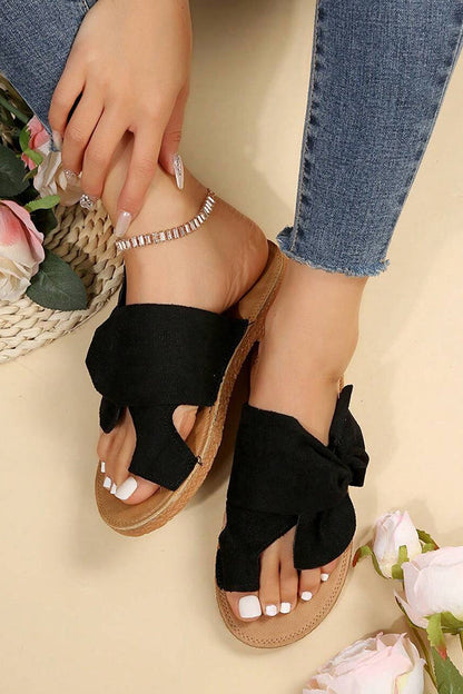 Bow Soft Bottom Beach Sandals