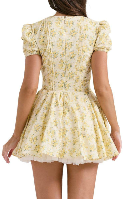 Emily V-neck Corset Mini Dress