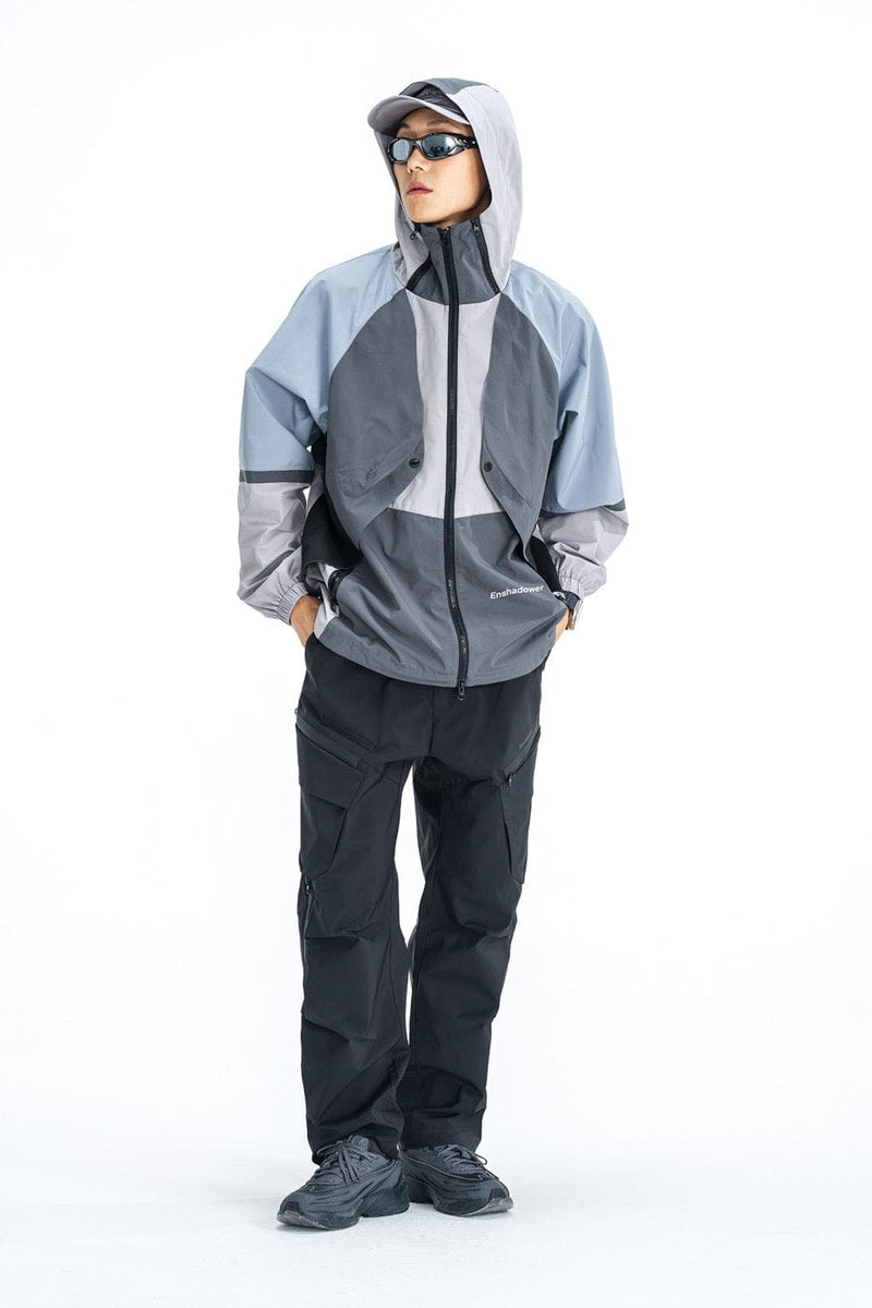 Water-proof Crinkled Cargo Ski Pants